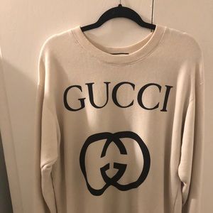 Gucci crewneck logo sweatshirt